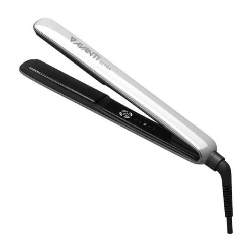 Fer en céramique et tourmaline.  La céramique et la tourmaline distribuent la chaleur, éliminent les frisottis et une excellente hydratation naturelle tout en rendant les cheveux lisses et brillants.