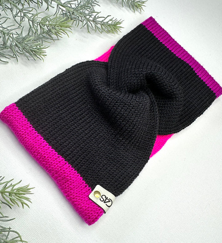 Bandeau C4S mérinos Fluonoir