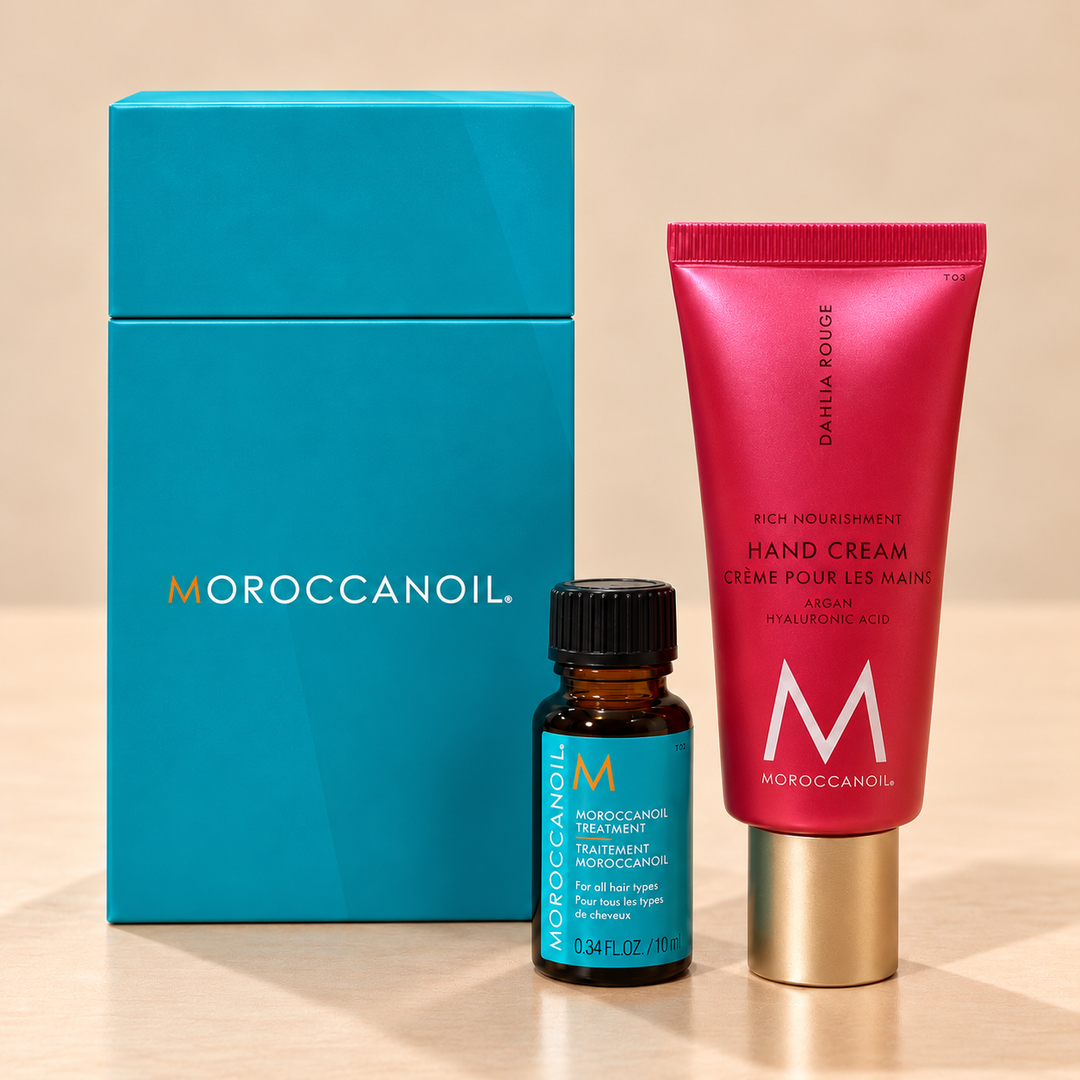 Bonus Moroccanoil Coffret Dahlia rouge BlackF