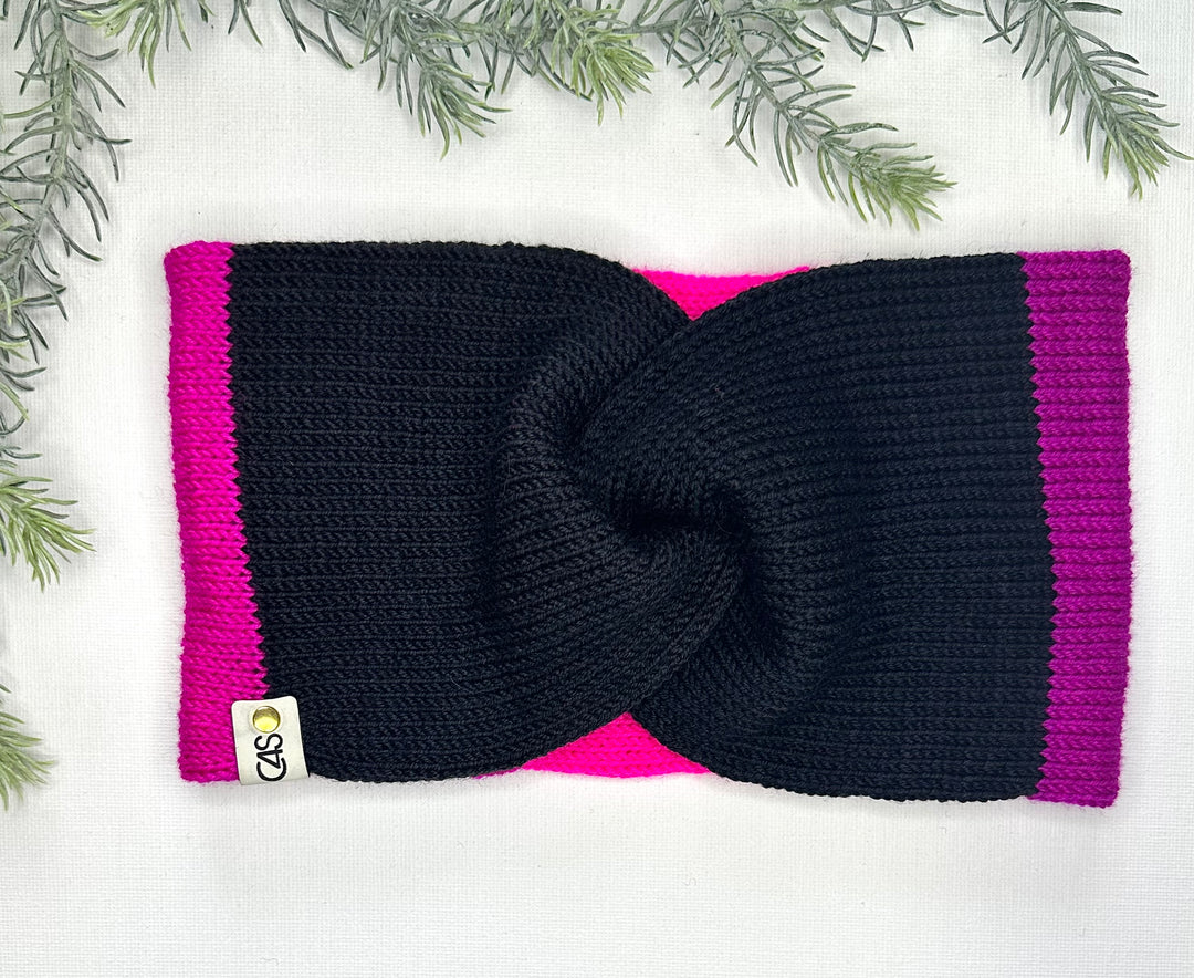 Bandeau C4S mérinos Fluonoir