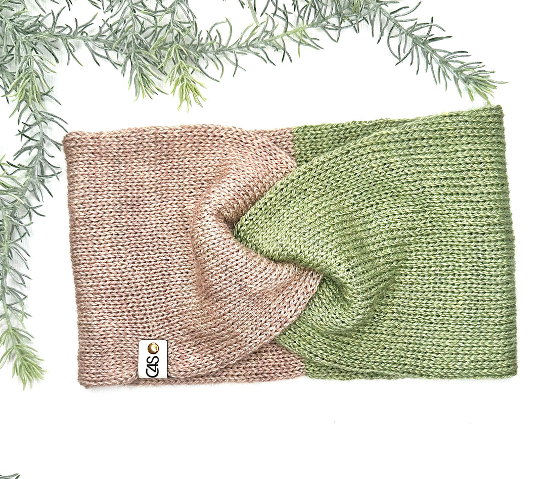 Bandeau C4S Bébé Alpaga, Soie et Cachemire Pruche