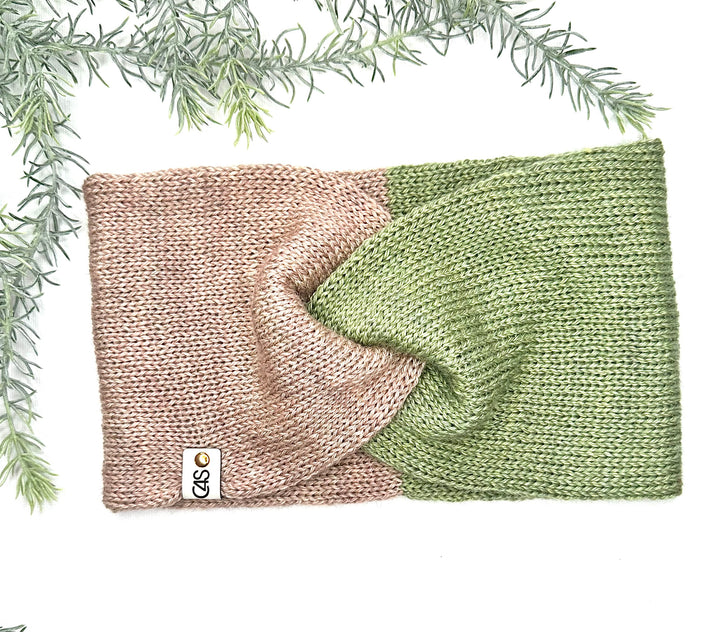 Bandeau C4S Bébé Alpaga, Soie et Cachemire Pruche