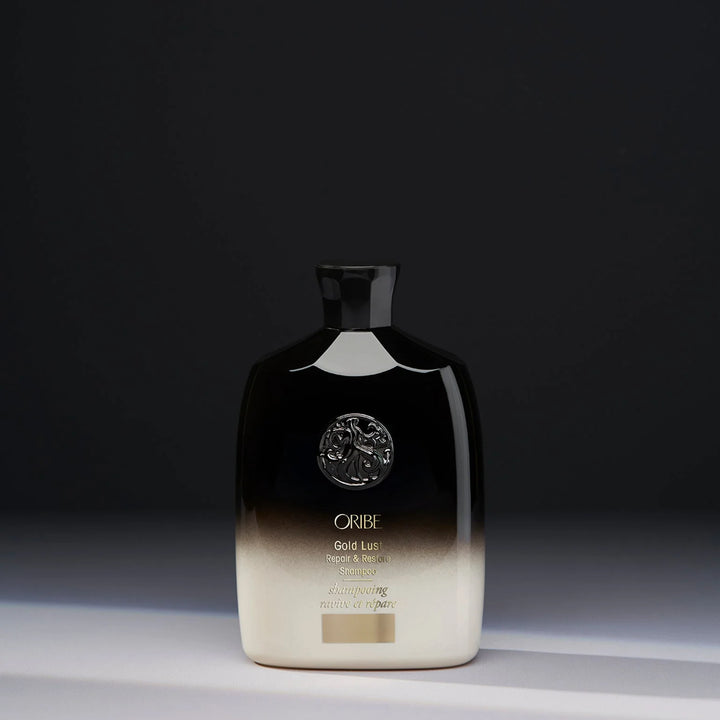 ORIBE Gold Lust shampoo revives and repairs