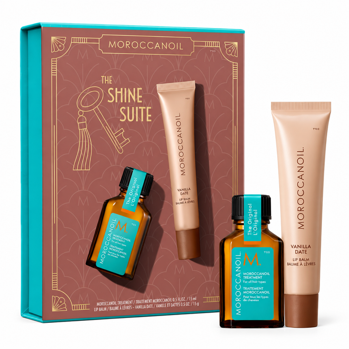 MOROCCANOIL Duo huile et baume a lèvre (vanille et date)