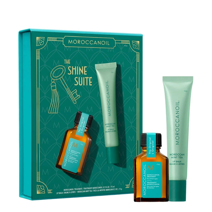 MOROCCANOIL Duo huile et baume a lèvres (thé à la menthe marocain)