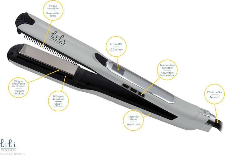 LILI HOT PLATES - Fer à vapeur professionnel