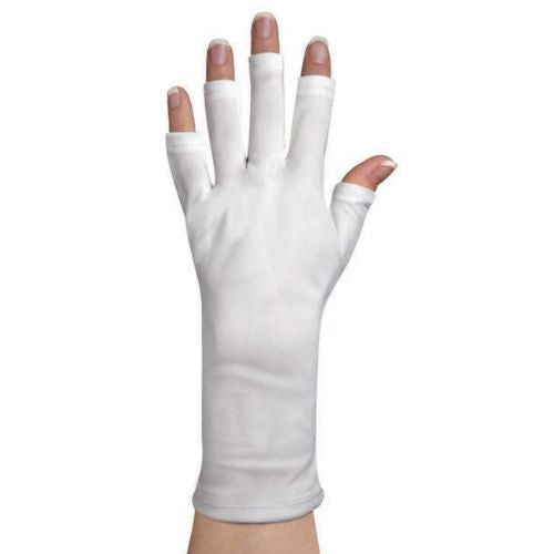 SILKLINE anti-uv fingerless gloves
