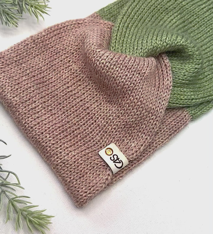 Bandeau C4S Bébé Alpaga, Soie et Cachemire Pruche