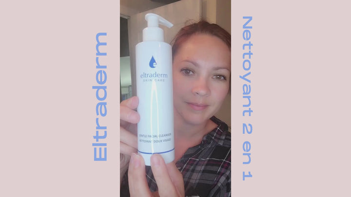 ELTRADERM gentle face cleanser 2 in 1