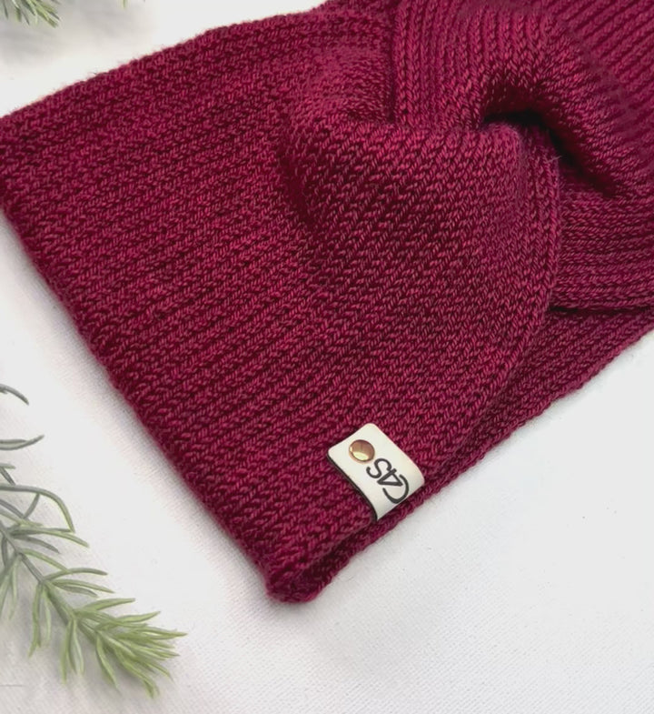 Bandeau C4S mérinos, soie et Yak Fureur